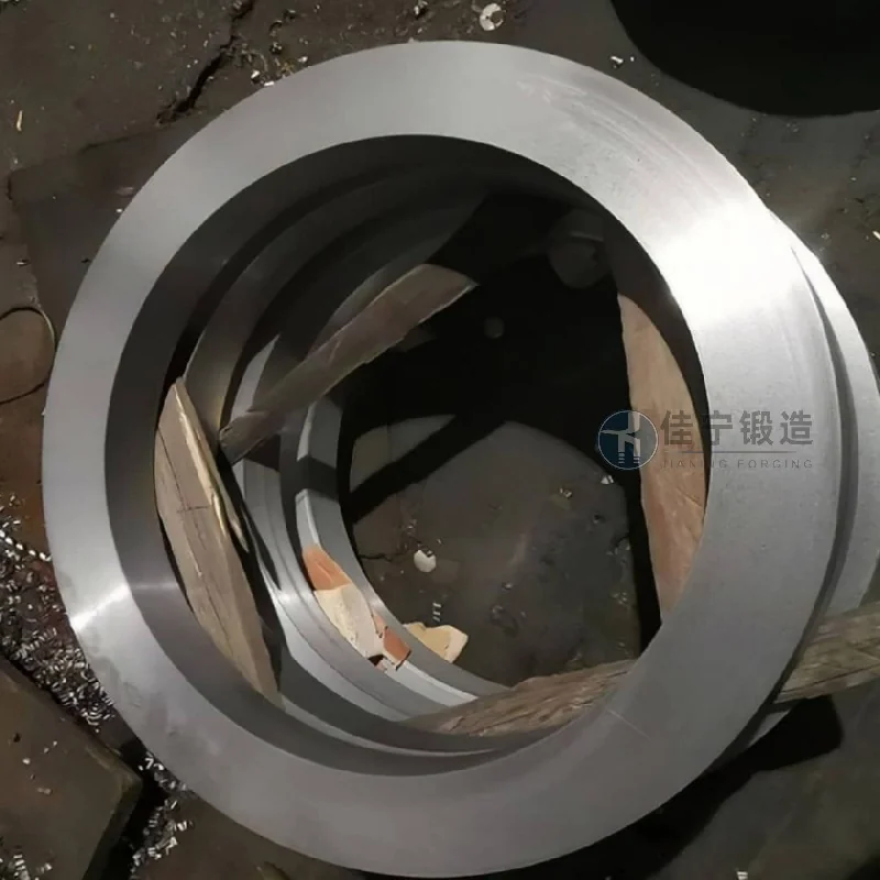 湖北宜昌化工配件厂不锈钢环形锻件案例
